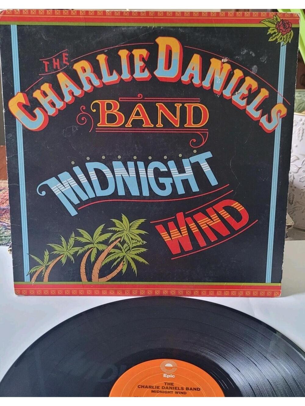CHARLIE DANIELS BAND LP Vinyl Record Midnight Wind 1977 Epic Country Rock VG